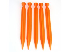 户外帐篷钉三棱钉绳索固定销子塑料地钉工厂直供图2