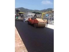 坪山透水混凝土路面摊铺施工图2