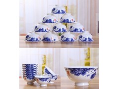 景德镇青花瓷碗礼品定制 4.5英寸青花碗套装批发十碗套装图3