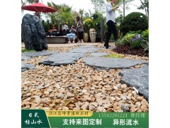 广东中国黑石材加工 珠海安黑山石钵定制 自营石场图1