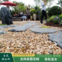 广东中国黑石材加工 珠海安黑山石钵定制 自营石场
