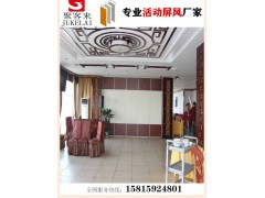中山餐厅活动隔断,移动屏风,折叠隔断,折叠屏风,滑轨门厂家图5