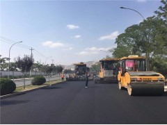 东莞中恒沥青摊铺施工队图1