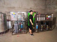 2T/H纯净水设备 食品厂生产腐竹加工用纯水设备水处理设备图1