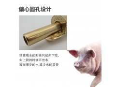 猪易宝大水量饮水器母猪育肥猪水嘴吸管自动喂水防溅猪水嘴产床图4