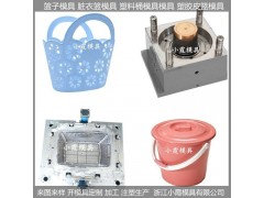 塑胶藤编桶模具图1