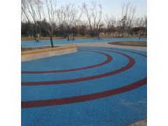 龙华彩色沥青路面摊铺施工图1