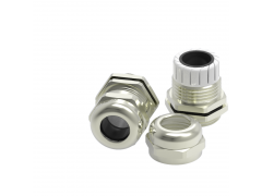 WYD品牌 公制M牙金属防水接头M25铜镀镍电缆葛兰固定头图2