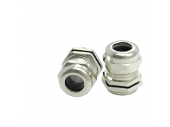 WYD品牌 公制M牙金属防水接头M25铜镀镍电缆葛兰固定头图5