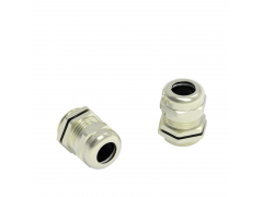 WYD品牌 铜镀镍电缆格兰头PG16金属防水接头固定头图2