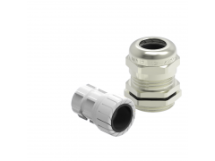 WYD品牌 铜镀镍电缆格兰头PG16金属防水接头固定头图5