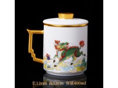 单位伴手礼茶杯定制 房地产交房礼品茶杯套盒批发定制加字图2