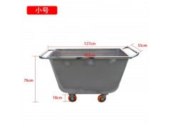 不锈钢饲料车散装饲料运输车猪场喂料车饲料手推车养殖场猪用设备图3