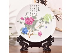 教师礼品纪念盘定制 30公分骨瓷纪念盘定做照片文字图2