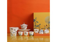节庆赠送礼品茶具套装 景德镇中式功夫茶具套装定制图4