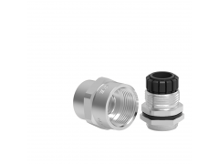 维依德 不锈钢接管式防爆接头304锁紧线缆接钢管格兰头图3