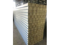 海安供应半净化岩棉夹芯板 双面彩钢外墙机制复合夹心板图3