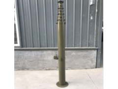 通讯天线杆手摇升降杆6米车载便携式天线桅杆 电动避雷针监控图1