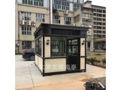 供应玻璃岗亭  户外执勤岗亭  山西临汾汾西城市街景岗亭图5