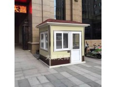 供应金属雕花板岗亭 山西汾阳小区门卫岗亭  景区售票岗亭图4