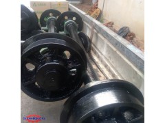 大同直径300轨距600铸钢矿车轮对空心实心轮对支持定做图2