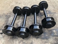 直径350轨距900铸钢实心矿车轮对可定做图2