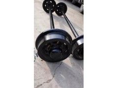 山西阳泉轨距600直径300轮缘直径350空心矿车轮矿车轮对图4