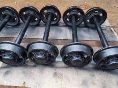 山西大同轨距900轨道面直径350空心矿车轮矿车轮对图5