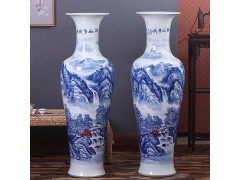 开业落地大花瓶批发 赠送开业礼品落地陶瓷花瓶摆件图3