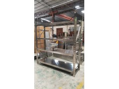 佛山不锈钢平板货架不锈钢推车不锈钢配柜厂家供应图2