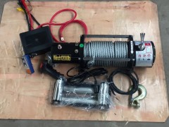 24V一万二千磅电动绞盘刹车安装图解图1