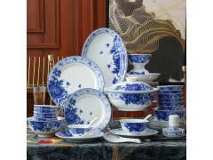 乔迁新居礼品陶瓷餐具 乔迁开业礼品餐具碗盘套装图3