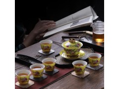 节庆商务礼品茶具定制LOGO 陶瓷茶具套装功夫茶具图3
