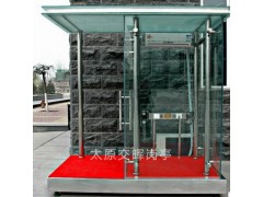 供应山西忻州代县玻璃岗亭 售楼部站岗亭 形象岗亭 接待台图4