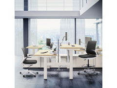 职员办公电脑椅 网布旋转升降椅 高脚站立办公椅图1