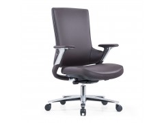 真皮办公电脑椅 高背老板椅 高管大班椅 办公会议旋转椅图3