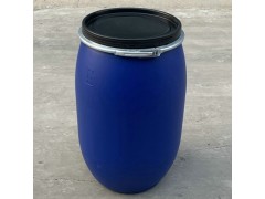 供应大口125升塑料桶125公斤法兰桶125L抱箍桶图1