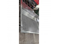 人货梯附墙 吊笼专用冲孔板 铝板  济南恒义建筑机械图2