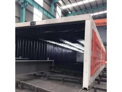 大型整体移动喷漆房 钢结构工件喷漆房图1