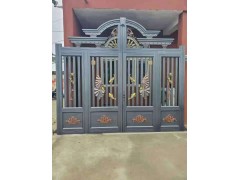 成都彭州家装庭院钢艺大门图1