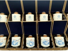 单位陶瓷茶叶罐定做图案 宣传礼品茶叶罐定做logo图3