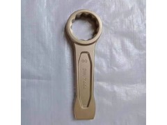 防爆工具 防爆凸型敲击梅花扳手 弯柄敲击呆扳手 铜扳手图3