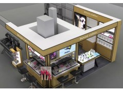 济南山人展柜设计制作公司珠宝展柜化妆品展柜陈列柜展台制作公司图2