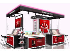 济南化妆品展柜制作彩妆柜台货架生产厂家护肤品面膜展柜制作工厂图4