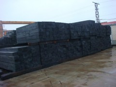 油浸枕木规格，铁路用油浸枕木生产厂家图1