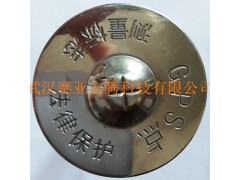 不锈钢圆板十字测量标志GPS点水准点控制点刻字编号图2