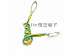 单芯软线 BVR黄绿双色接地线 法兰静电跨接线图3