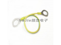 单芯软线 BVR黄绿双色接地线 法兰静电跨接线图4