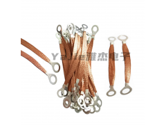 接地辫子，方型铜编织带图1