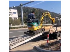 久达大象牌3.2米轮履式机械用挖机铝梯图3